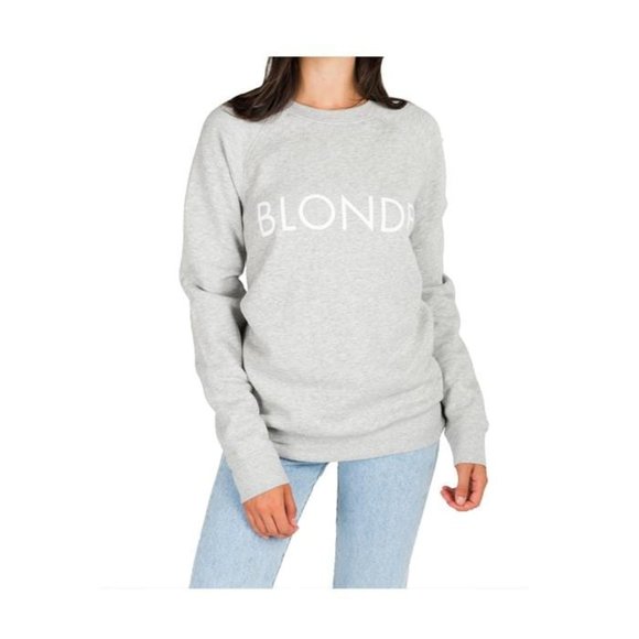 Blonde Crewneck in Pebble Grey - Picture 1 of 1